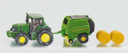Produktbild Siku 1665 John Deere mit Ballenpresse