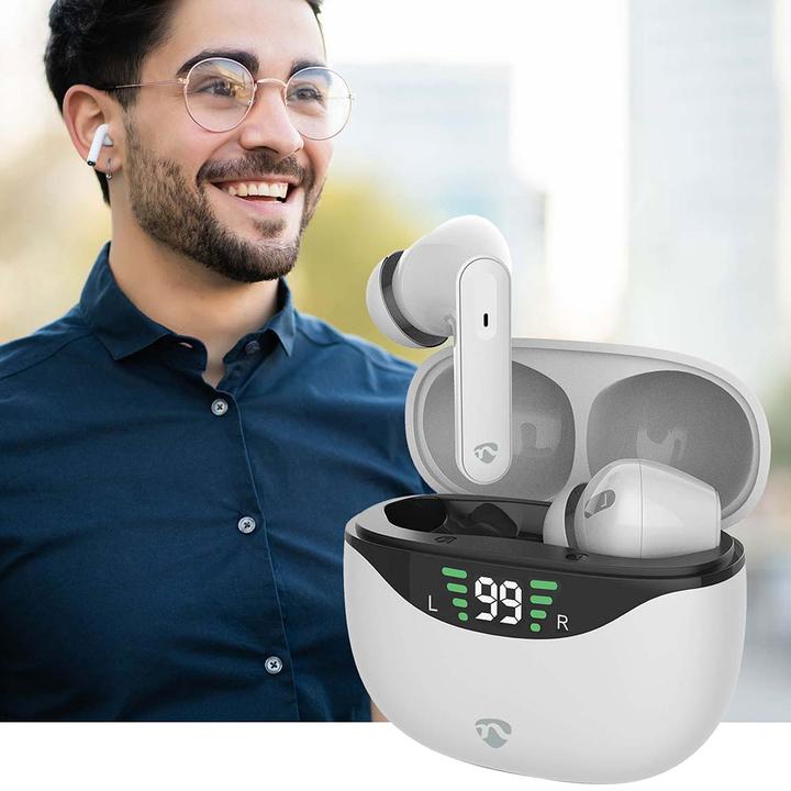 Produktbild Nedis Vollständig drahtlose Kopfhörer - ANC (Active noice Cancelling) - Bluetooth - max. Batteriespi (ANC, 30 h, Kabellos)