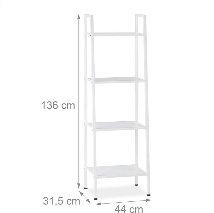 Produktbild Relaxdays Standregal (44 x 31.5 x 136 cm)