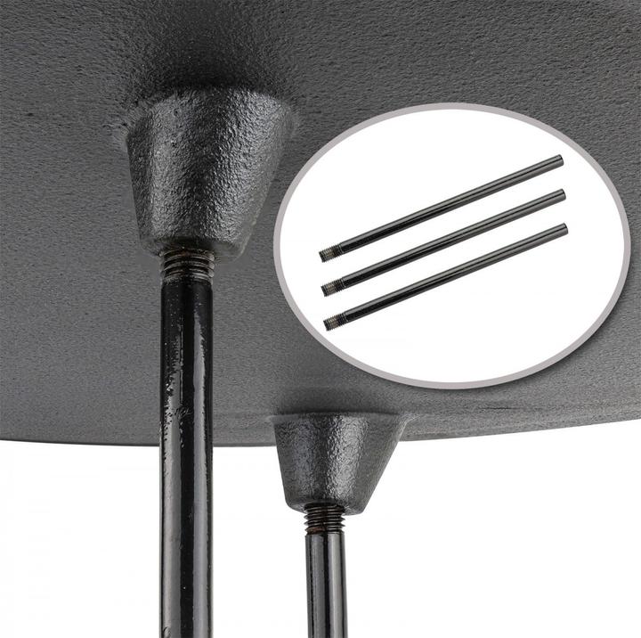 Produktbild Dema Grillplatte Gusseisen Guss Ø 44 cm für Grill Kugelgrill Lagerfeuer mit Beinen
