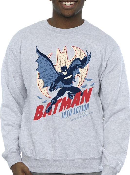 Produktbild Batman Into Action Sweatshirt aus Baumwolle (M)