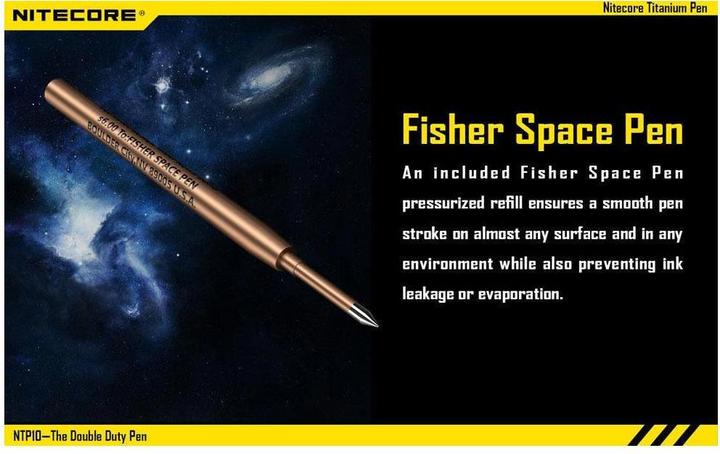 Image du produit Nitecore Stylo en titane (Argent)