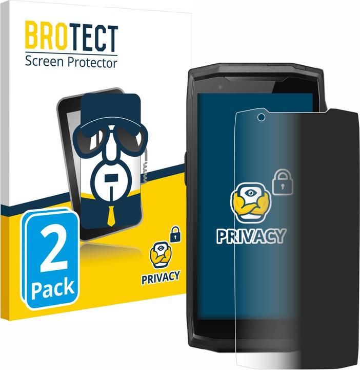 Produktbild BROTECT Sichtschutzfolie Anti-Spy Privacy Folie Blaulicht-Schutz (2 Stück, Crosscall CORE-M5)