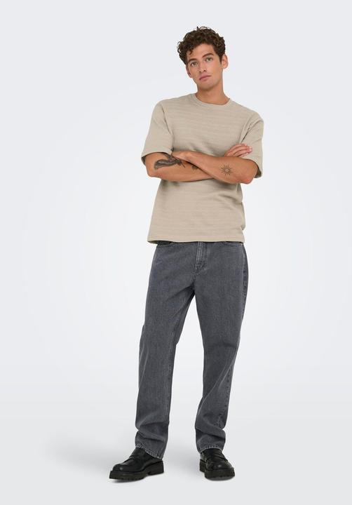 Produktbild Only & Sons Onsgivo Reg 12 Ss Crew Knit Noos (S)