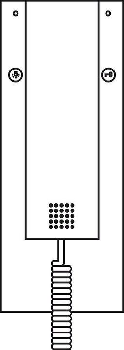 Siedle S. & Soehne Handset 15505 white for 700 Series Telephones