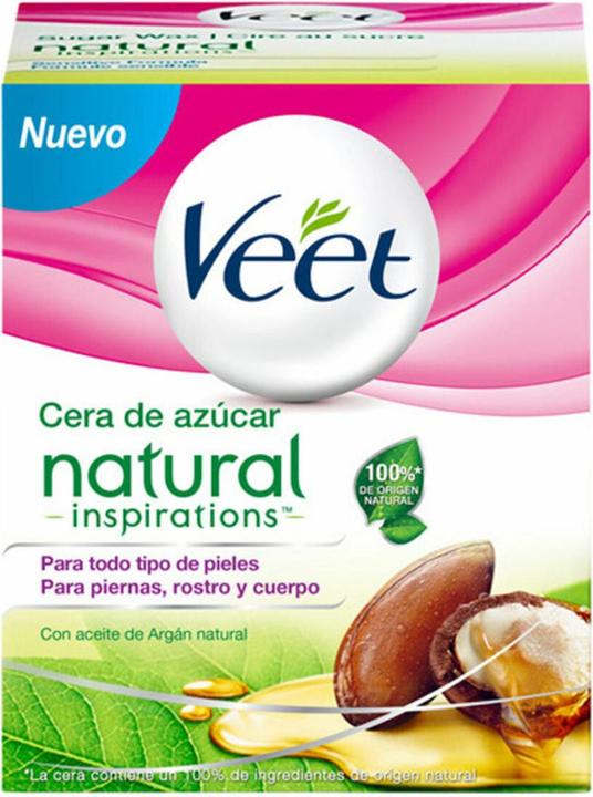 Produktbild Veet Natural Inspirations Haarentfernungswachs 250ml (250 ml, 1 x, 0.28 g)