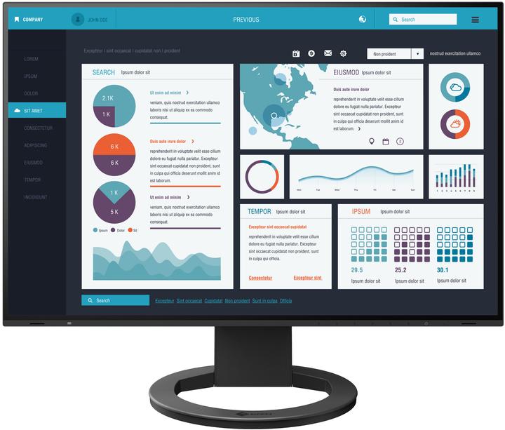 Actual product image Eizo EV2495 FlexScan (1920 x 1200 pixels, 24")