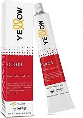 Produktbild Yellow ALFAPARF Dauerhafte Haarfarbe 100ml 7.11 Mittelblond Intensiv Asche - Gelbe Farbe Arganöl (7.11 Mittelblond)