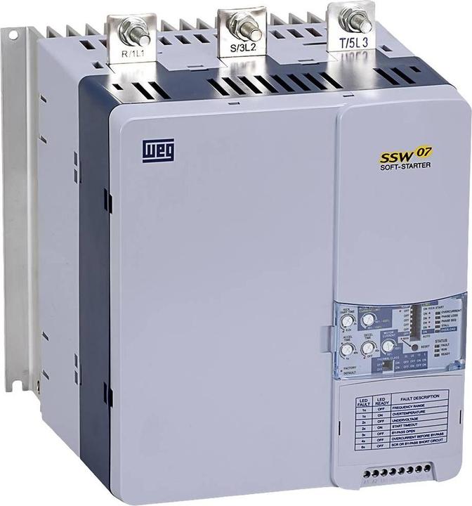 Image du produit Weg SSW07 0171 T5 SZ 10233130 Démarreur progressif Puissance moteur à 400V 90kW Puissance moteur à 230V