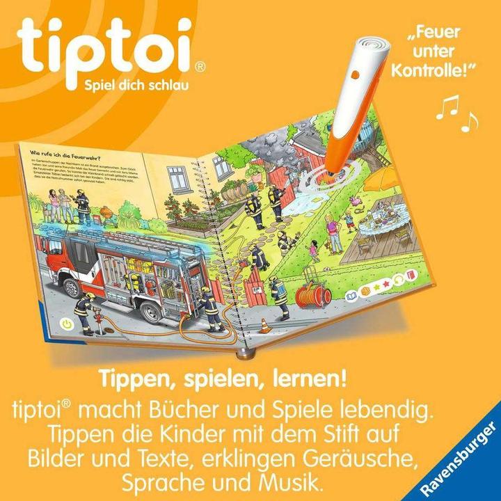 Immagine prodotto tiptoi Bei der Feuerwehr (Tedesco, Niklas Böwer, Daniela fuggire, 2022)