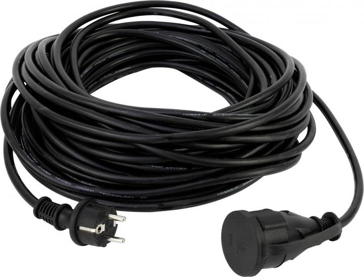 REV 0017258549 Strom Verlängerungskabel 16 A Schwarz 25.00 m H05RR-F 3F 3G 1,5 (25 m)