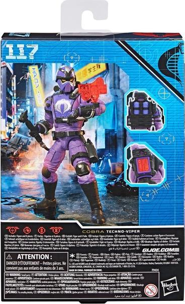 Actual product image Hasbro G.I. Joe Classified Series Action Figure Cobra Techno-Viper