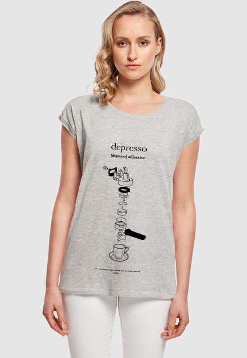 Image du produit Mister Tee MisterTee Ladies Depresso Extended Shoulder Tee - 174691 (L)