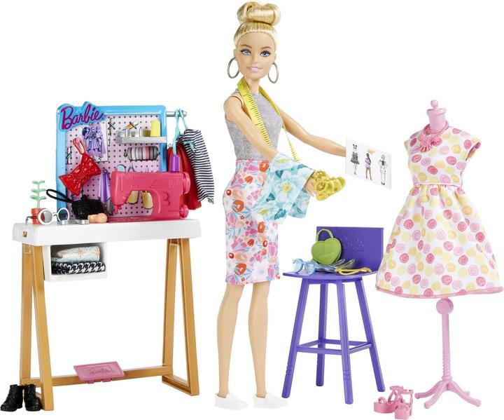 Image du produit Barbie Créatrice de mode avec studio de couture