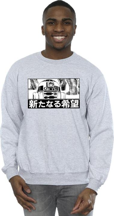 Immagine prodotto Star Wars R2D2 Japanese Felpa Uomo (XL)