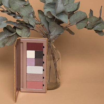 Actual product image Benecos BIO Palette Large Stockholm - 18g - Beauty ID (Whipped cream, Prismatic Pink, Dark Mountains, Lilac Light)