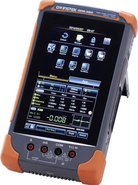 Actual product image GW Instek Hand-held oscilloscope (scope meter) GDS-320 2 (CAT III 600V, CAT II 300V)