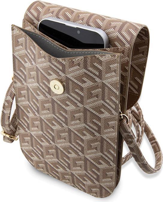 Immagine prodotto Guess Borsa telefonica G Cube in PU - marrone