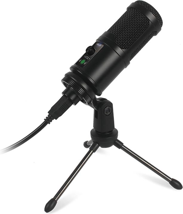 Produktbild Varr Gaming USB Microphone, Tripod Stand Y Pop Filter Set, Microphone sensitivity V/Pa (±), Optimal