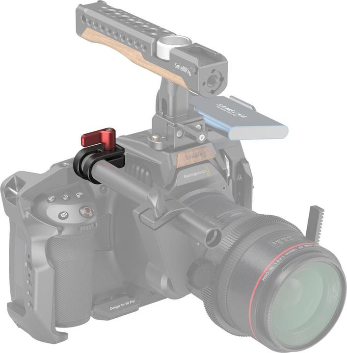 Actual product image SmallRig 12mm/15mm simple rod Clamp for BMPCC 6K Pro Cage - 3276