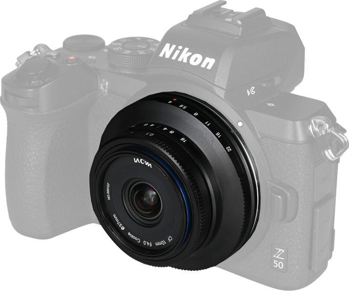 Image du produit Laowa 10mm 1:4 Pancake Nikon Z (APS-C) noir (Manual Focus) (Nouveauté) (Nikon Z, APS-C / DX)
