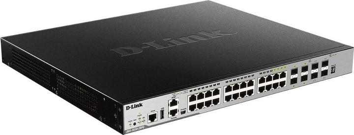 Actual product image D-Link 28-PORT LAYER 3 GIGABIT POE STACK SWITCH (SI) (28 Ports)