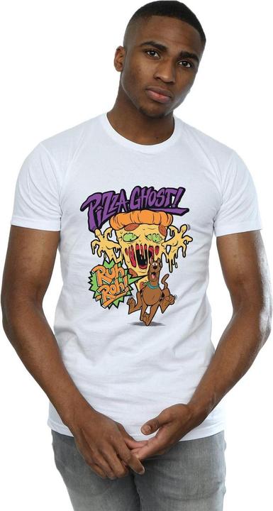 Immagine prodotto Scooby Doo Maglietta in cotone Pizza Ghost Uomo (M)