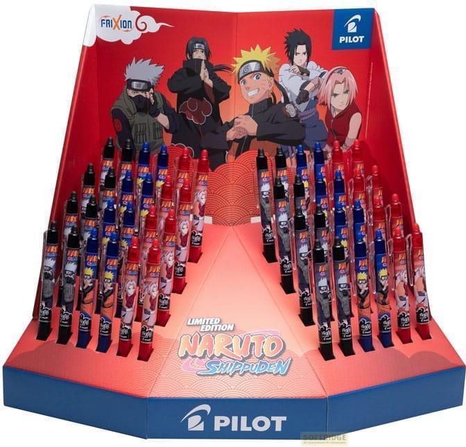 Actual product image Pilot Naruto Shippuden biros FriXion Ball & Clicker Naruto Limited Edition LE 0.7 (48) (Multicoloured, 48 x)