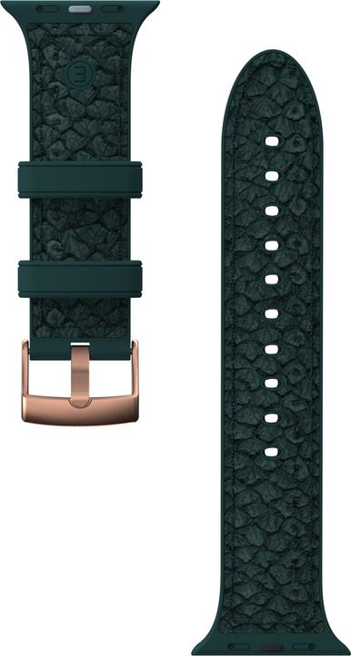 Actual product image Njord Jord Watch Strap For (40 mm, 41 mm, Vegan salmon leather, Silicone, Vegan Leather)