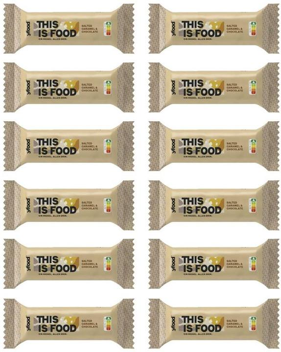Nutritional values and ingredients YFood Salted Caramel & Chocolate (12 pcs., 720 g)