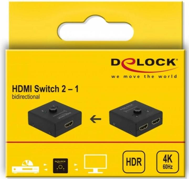 Actual product image Delock Changeover switch 2in-1Out