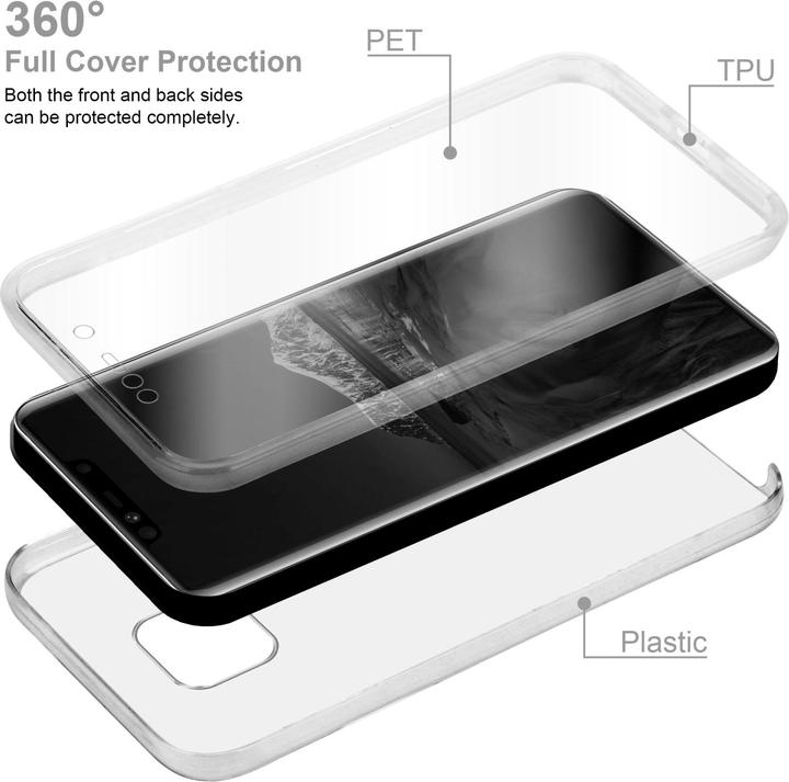 Actual product image Cadorabo TPU Hull 360 Degree Case (Mate 20 Pro)