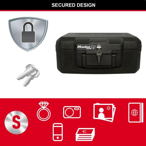 Immagine prodotto Master Lock Cassetta antincendio L1200 (5 l)