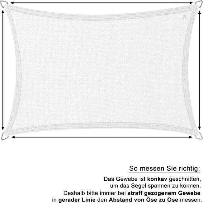 Image du produit Swisshandel24 Voile d'ombrage imperméable rectangulaire 3x5m, taupe