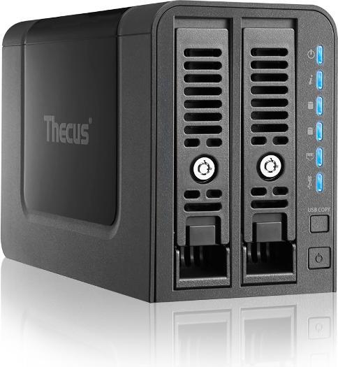 Produktbild Thecus Technology N2350 - NAS-Server - 2 Schächte