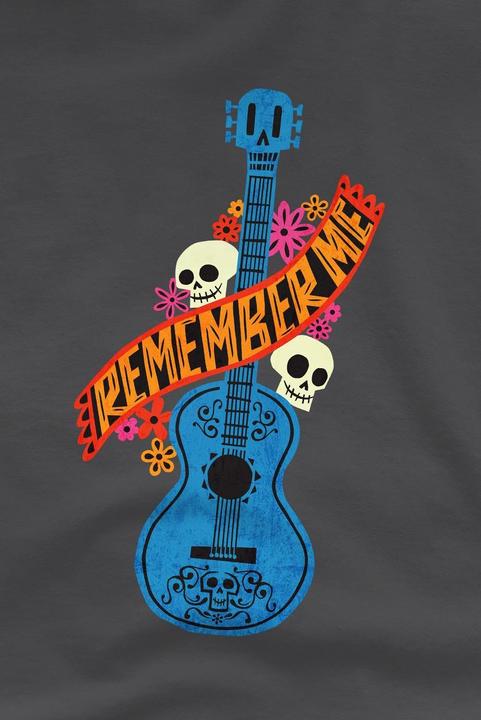 Actual product image La Maison du Coco Childrens/Kids Remember Me Guitar With Skulls T-Shirt (128)