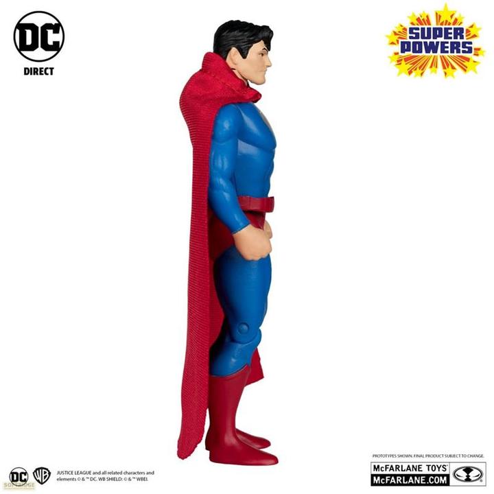 Actual product image McFarlane DC Direct Super Powers Action Figure Superman (Fleischer Variant) 13 cm