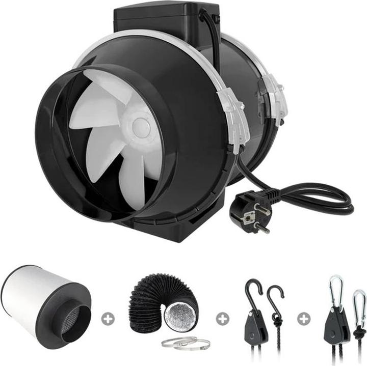 Trafika Entlüfter Kit 125 mm - 460 m3h