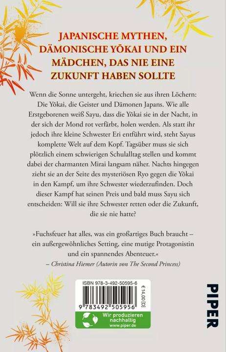 Produktbild Fuchsfeuer – Nacht der Dämonen (Deutsch, Manuela Elser, 2023)