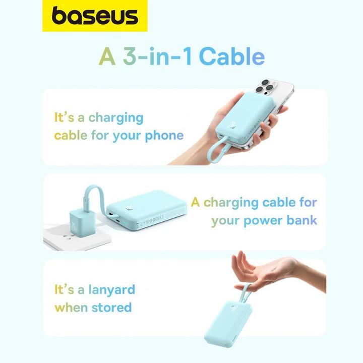 Actual product image Baseus Magnetic Mini (10000 mAh, 20 W, 38.50 Wh)