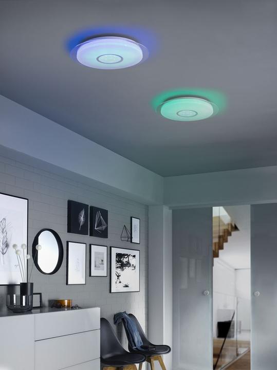 Fischer & Honsel Honsel T-Esra LED ceiling light 19W Tunable white controllable dimmable silver + remote control