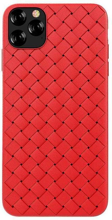 Produktbild Devia Woven Pattern Design Soft Case iPhone 11 Pro red (Apple iPhone 11 Pro)