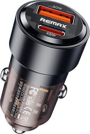 Actual product image Remax Walking Series 75W PD+QC 1C+1A Fast Car Charger RCC360
