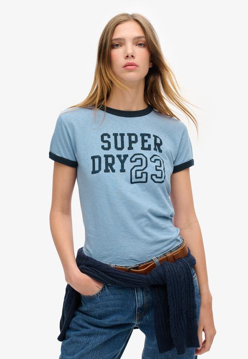 Actual product image Superdry Athletic Ringer Fitted Tee (8)