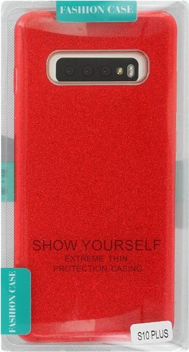 Image du produit OEM Silicon Case Glittery pour Samsung Galaxy S10 Plus rouge (Samsung Galaxy S10+)
