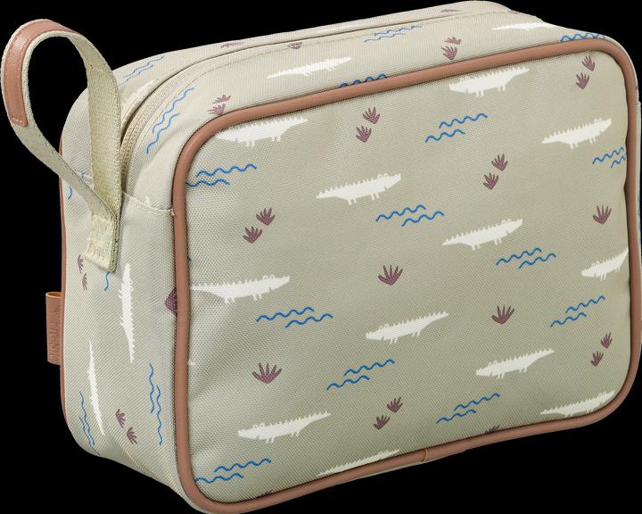 Actual product image Fresk Crocodile toiletry bag