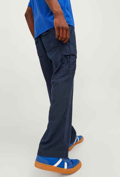 Actual product image Jack & Jones Jpstbill Jjnate Linen Blend Cargo Jogger (S)