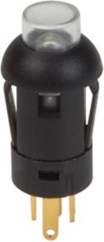 Produktbild Auction MINI-DRUCKTASTER - RUND - SPST AUS-(EIN) - 1P - MIT KABELN - GRÜNE LED