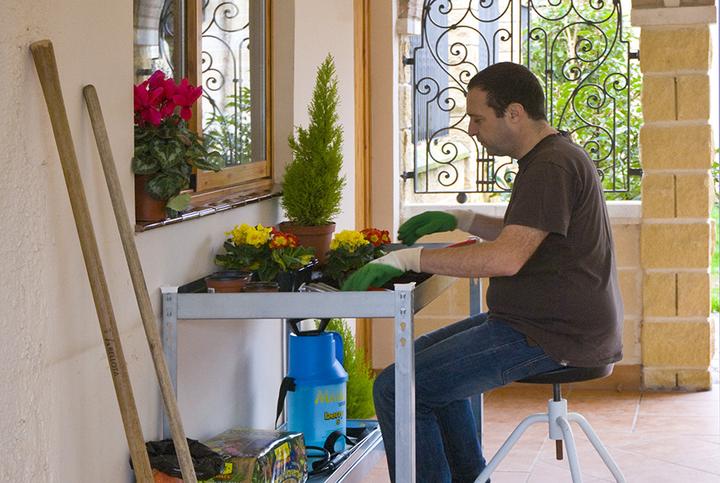 Immagine prodotto SimonRack Tavolo da piantagione Simon Rack SIMONGARDEN DESK grigio 150,0 x 60,0 x 84,0 cm