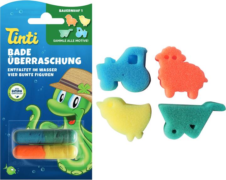Image du produit Tinti Bain surprise 2 petites eponges